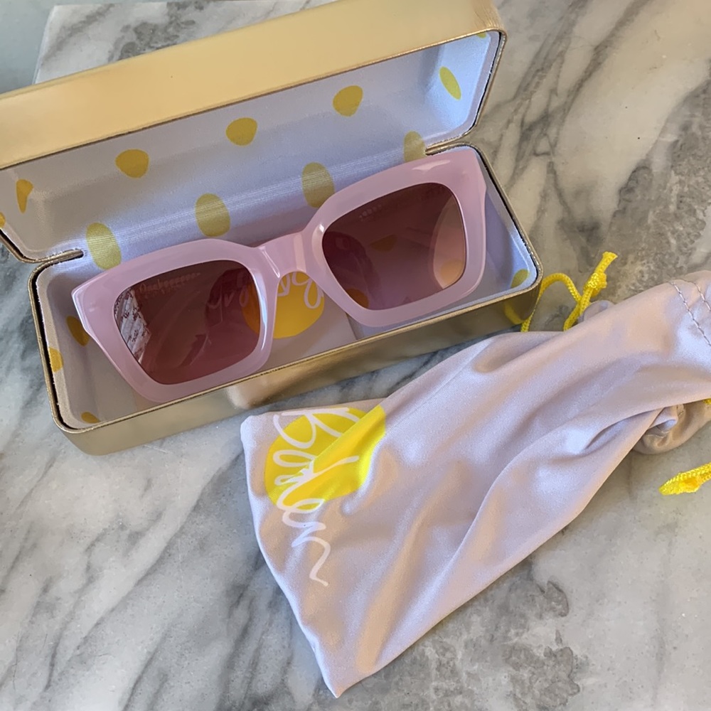 Brand new matte pink Boden sunglasses